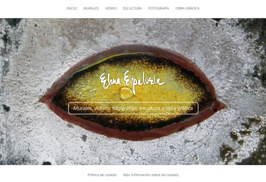 Diseño web de página web para Elena Espelosín