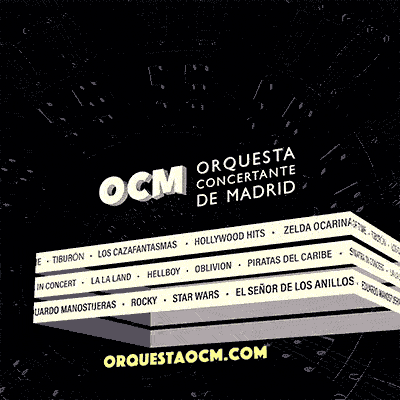 Cartel animado para redes sociales de la Orquesta OCM